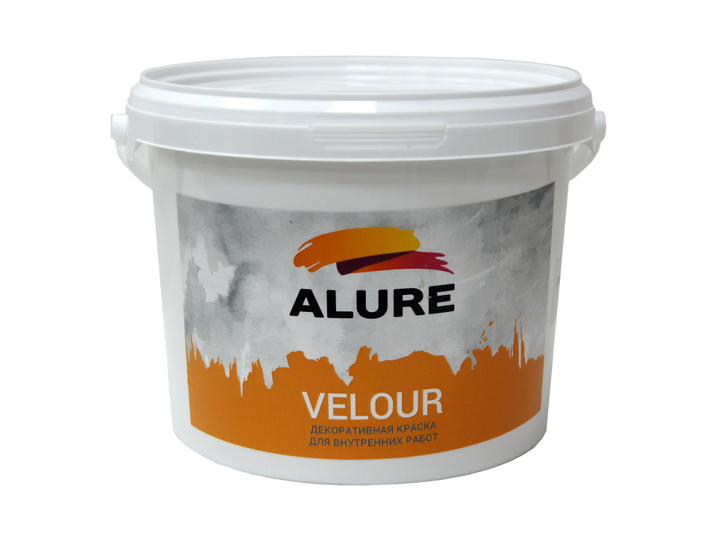 Фактурная краска с перламутровым эффектом Алюр Велюр Муар. Ведро 5 килограмм