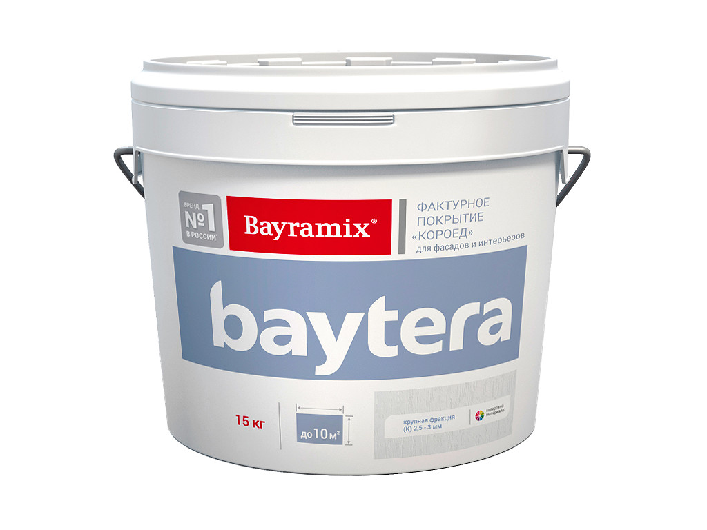 Фактурная штукатурка Bayramix Baytera. Ведро 15 килограмм