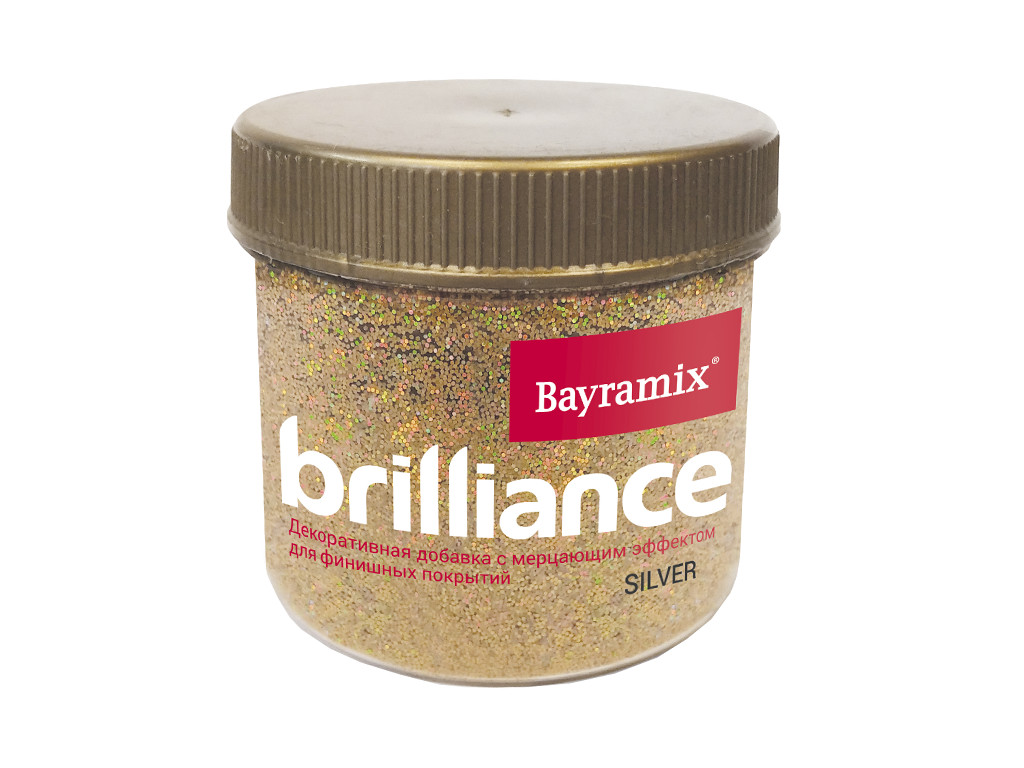 Декоративная добавка Bayramix Brilliance. Упаковка базы Серебро
