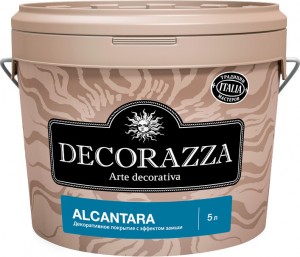 Матовая краска с эффектом замши Decorazza Alcantara