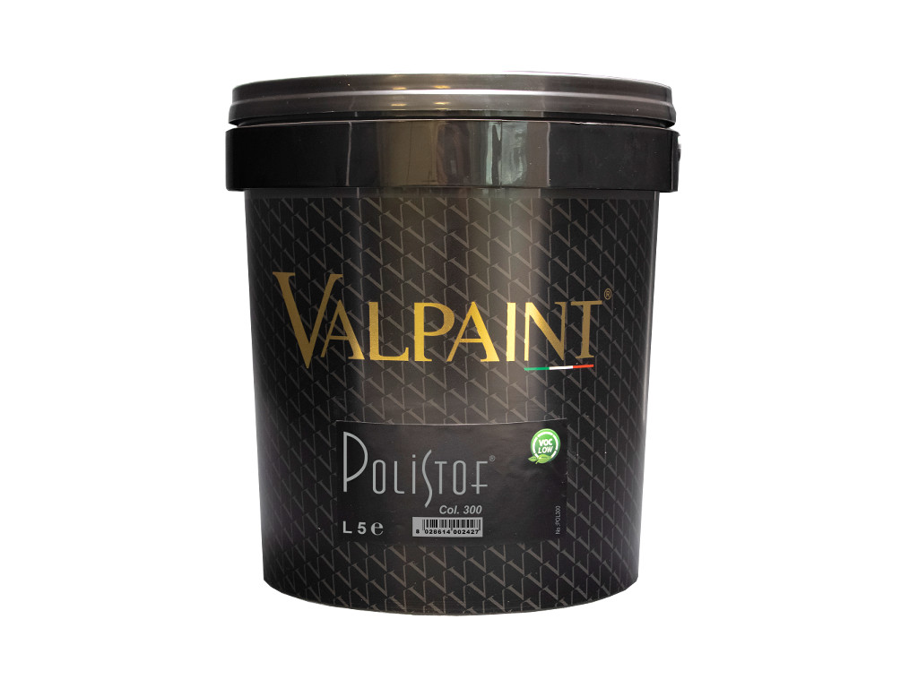 Полихромная краска Valpaint Polistof. Ведро 5 литров