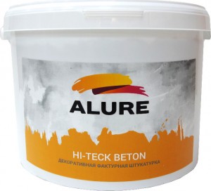 Штукатурка с эффектом имитации бетона Алюр Хай-Тек Бетон