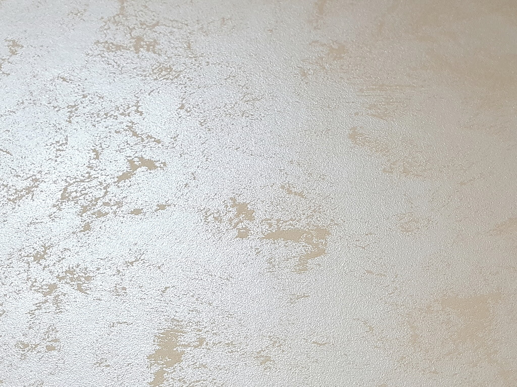 Перламутровая краска со стеклянными наносферами Алюр Кристаллин Нано. Эффект песчаного вихря. База Шампань. Вид вблизи и под углом