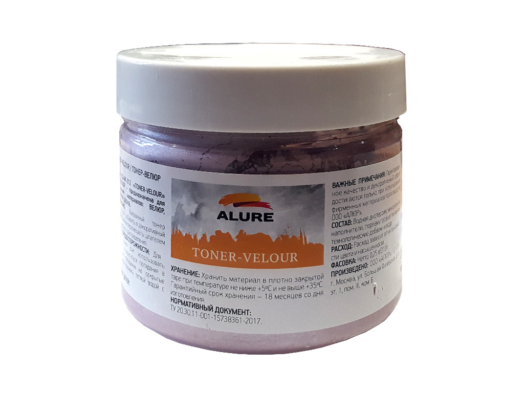 Жидкий краситель Алюр Тонер Велюр. Банка 250 миллилитров Жидкий краситель Алюр Тонер Велюр. Банка 250 миллилитров
