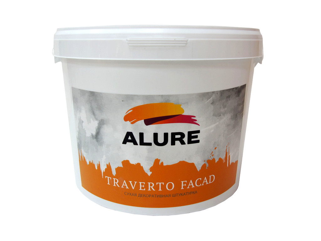Фактурная штукатурка с минеральным наполнителем Алюр Траверто Фасад. Ведро 9 килограмм Фактурная штукатурка с минеральным наполнителем Алюр Траверто Фасад. Ведро 9 килограмм