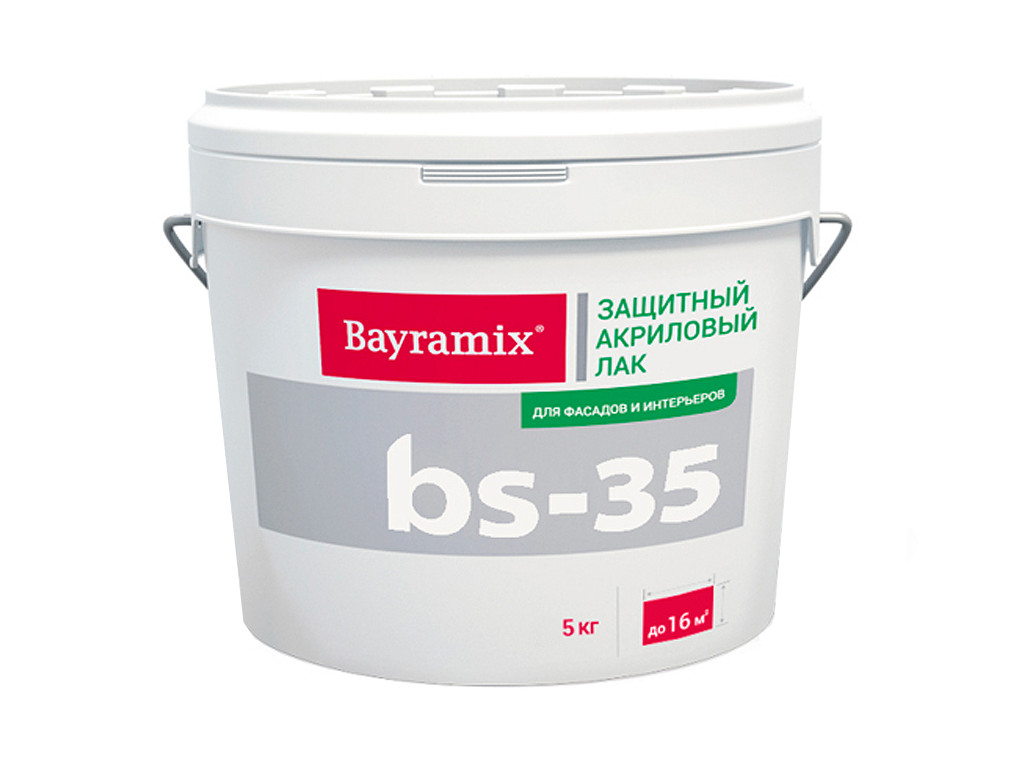 Защитный лак для внешних работ Bayramix BS-35. Ведро 5 литров
