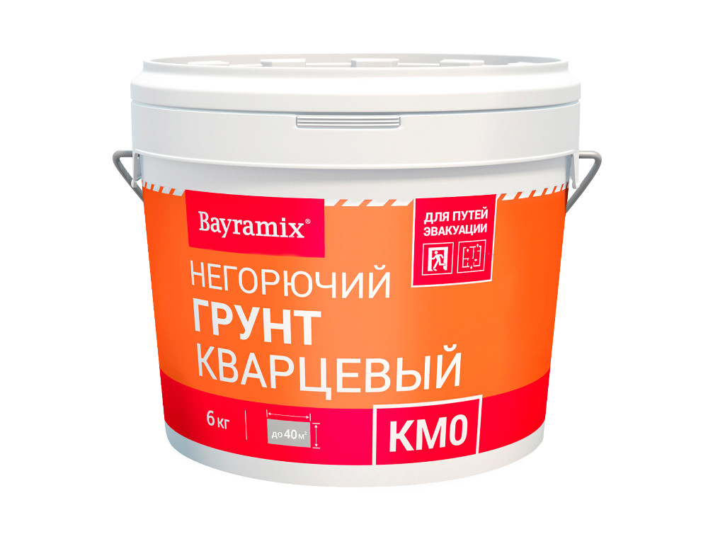Грунтовочная краска с песком Bayramix КМ0 Кварцевый. Ведро 6 килограмм Грунтовочная краска с песком Bayramix КМ0 Кварцевый. Ведро 6 килограмм