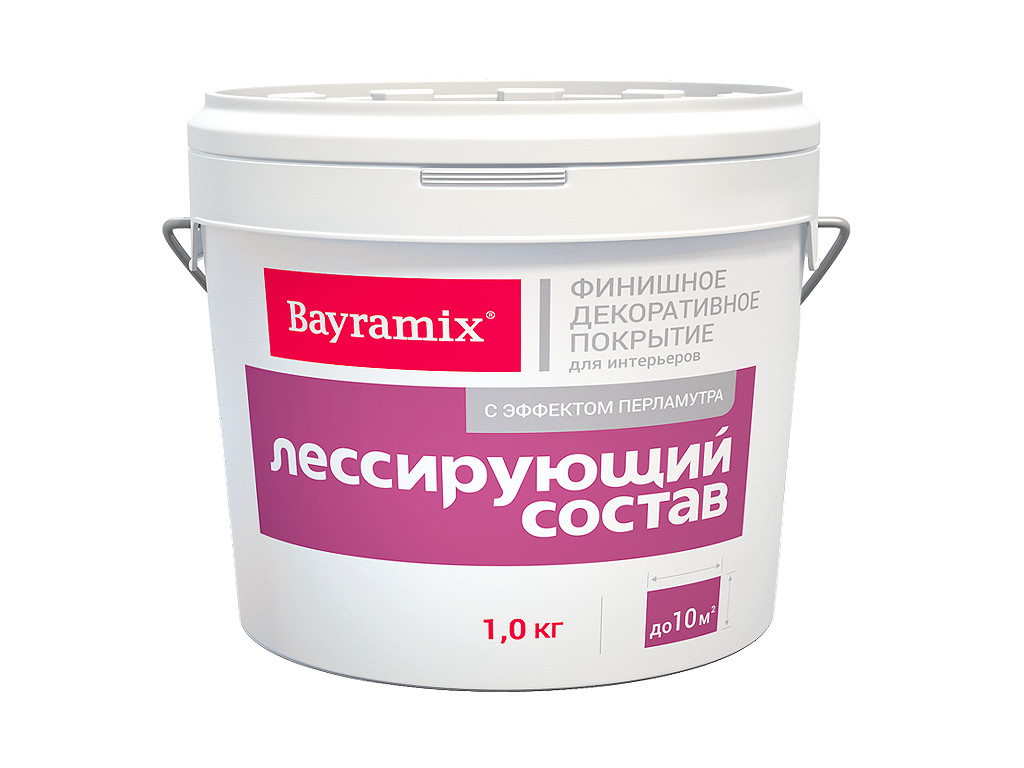 Перламутровый лак Bayramix Лессирующий состав. Банка 1 килограмм