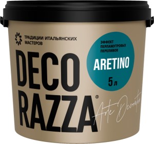 Перламутровая краска с мелким песком Decorazza Aretino