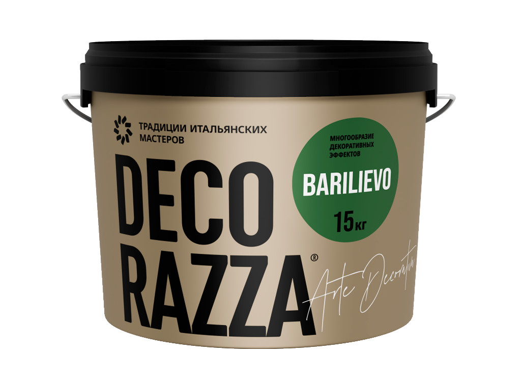 Пастообразная фактурная штукатурка Decorazza Barilievo. Ведро 15 килограмм