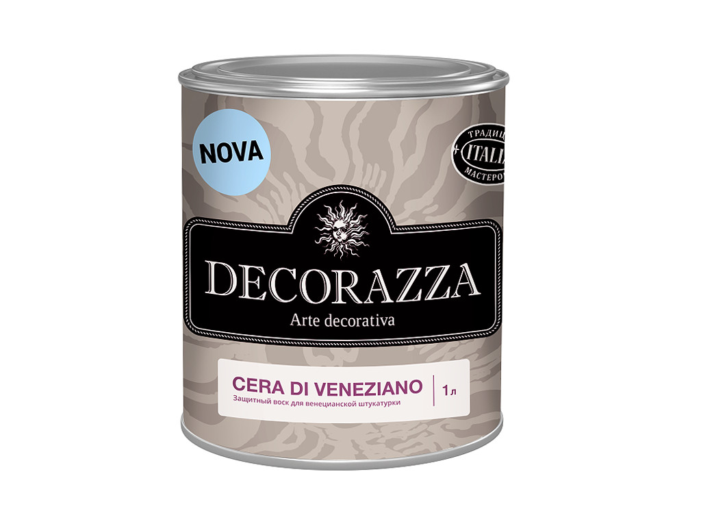 Воск для венецианской штукатурки Decorazza Cera di Veneziano Nova. Банка 1 литр