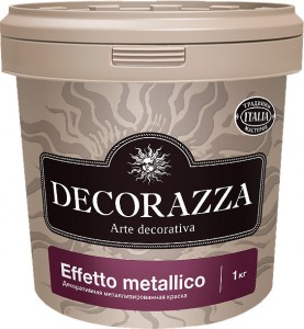 Металлизированная краска Decorazza Effeto Metallico