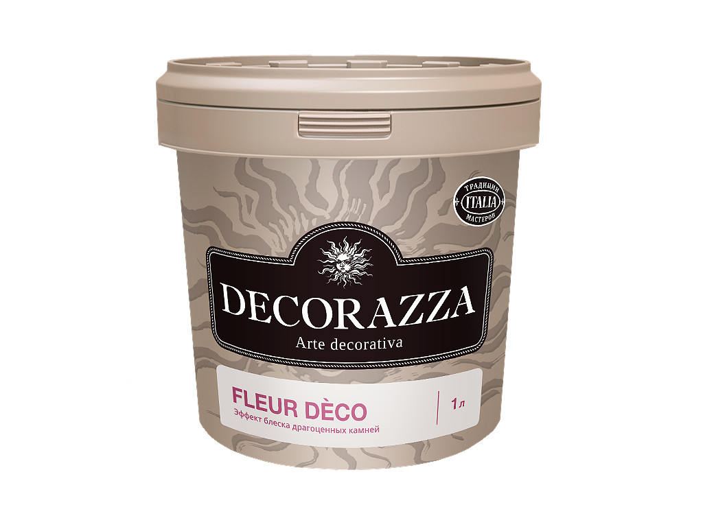 Перламутровый лак Decorazza Fleur Deco. Банка 1 литр