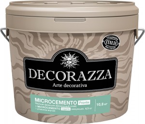 Микроцемент мелкой фракции Decorazza Microcemento Fronte