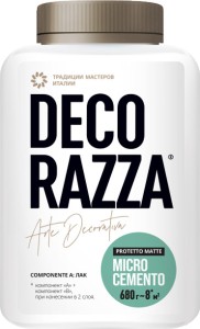 Двухкомпонентный лак для микроцемента Decorazza Microcemento Protetto Matte