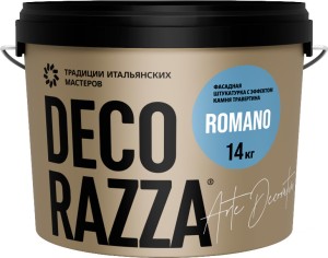 Фактурная штукатурка с мраморной крошкой Decorazza Romano