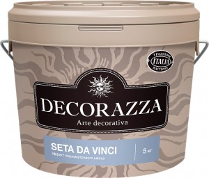 Перламутровая краска с эффектом шёлка Decorazza Seta da Vinchi