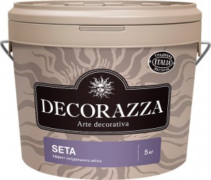 Перламутровая краска с эффектом шёлка Decorazza Seta