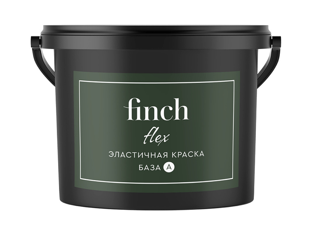 Матовая эластичная краска Goldshell Finch Flex. Ведро 9 литров Матовая эластичная краска Goldshell Finch Flex. Ведро 9 литров