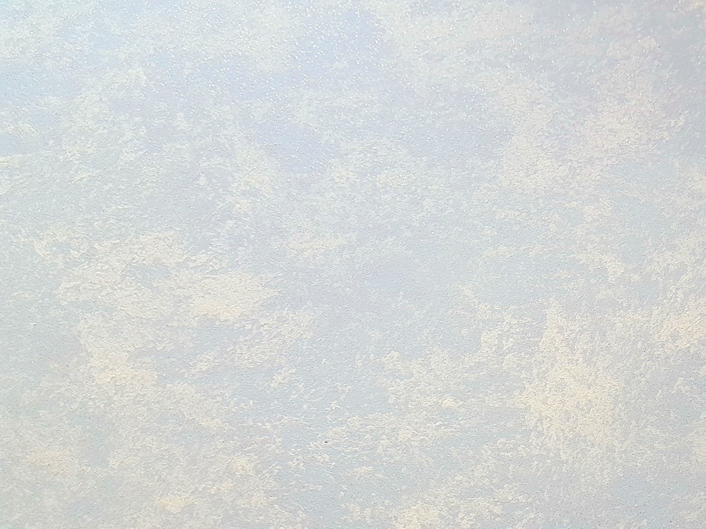 Матовая краска с белыми флоками Goldshell Небиа Матовая. Классическое нанесение. Голубая основа
