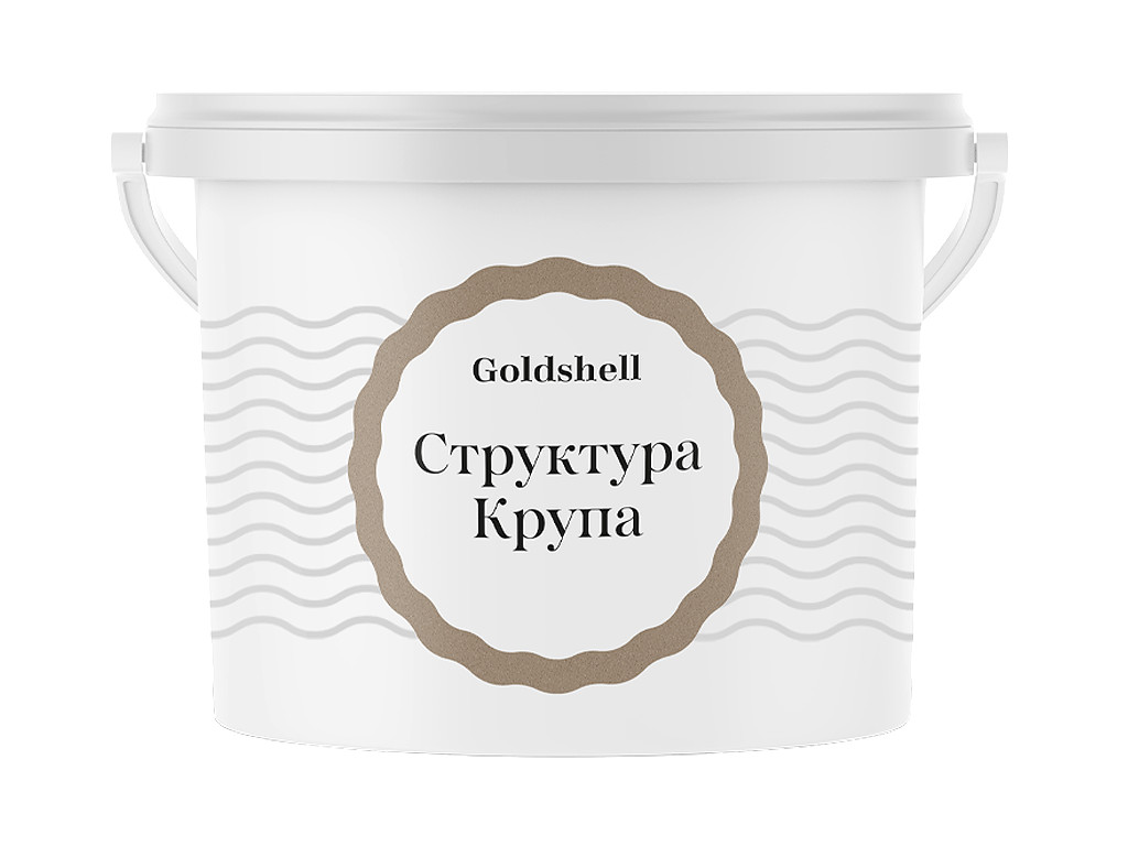 Фасадная эластичная штукатурка Goldshell Структура Крупа. Ведро 14 килограмм Фасадная эластичная штукатурка Goldshell Структура Крупа. Ведро 14 килограмм