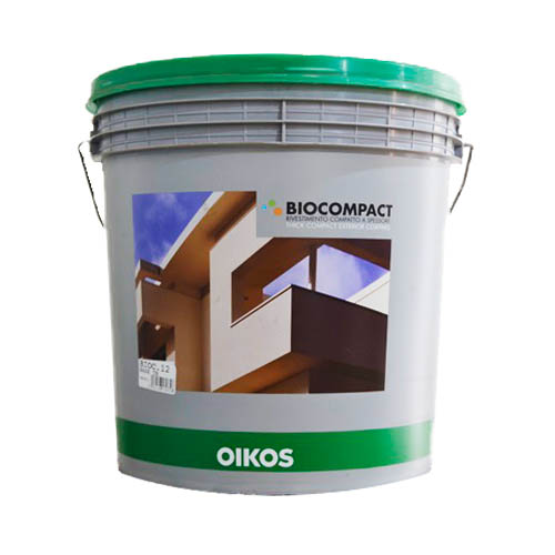 Biocompact Elastic (Биокомпакт Эластик) - эластичная фасадная штукатурка от Oikos. Упаковка