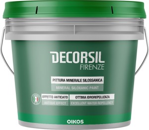 Силоксановая фасадная краска Oikos Decorsil Firenze