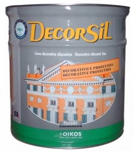 Силоксановая фасадная краска Oikos Decorsil Venezia