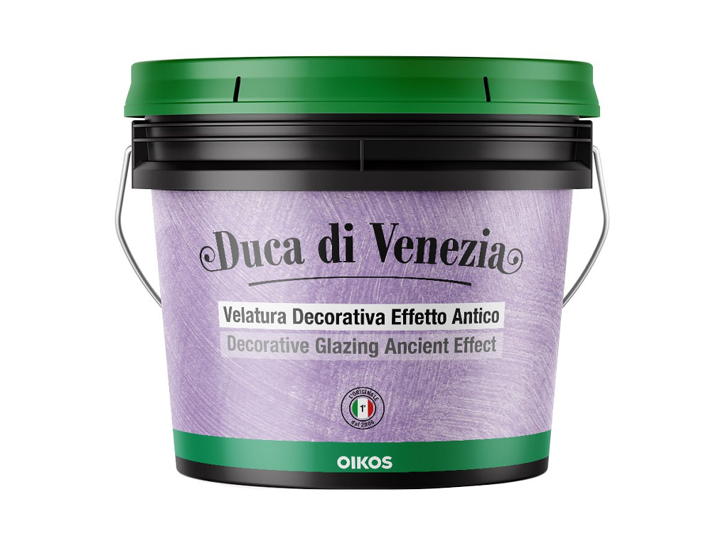 Матовая краска с акварельным эффектом Oikos Duca di Venezia. Ведро 4 литра Матовая краска с акварельным эффектом Oikos Duca di Venezia. Ведро 4 литра