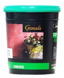 Матовая краска с белыми флоками Oikos Granada