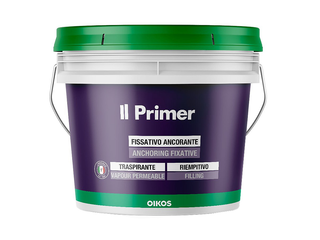Грунтовочная краска с песком Oikos IL Primer. Ведро 10 литров Грунтовочная краска с песком Oikos IL Primer. Ведро 10 литров