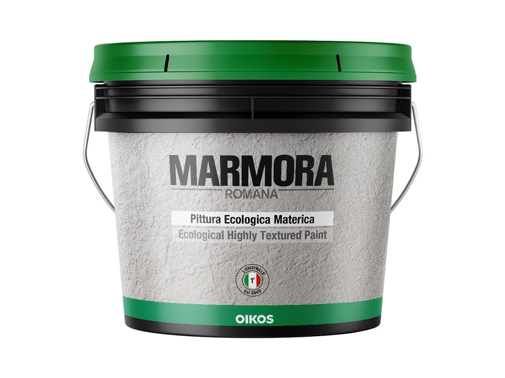 Фактурная штукатурка Oikos Marmora Romana. Ведро 20 килограмм Фактурная штукатурка Oikos Marmora Romana. Ведро 20 килограмм