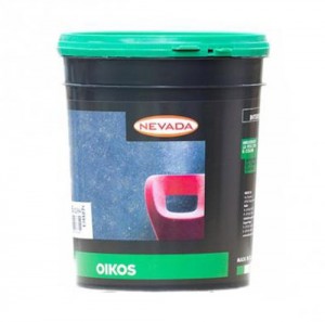 Матовая краска с белыми и золотыми флоками Oikos Nevada