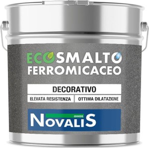 Слюдяная эмаль Oikos Novalis Ecosmalto Ferromicaceo