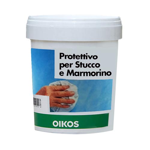 Oikos Protettivo per Stucco e Marmorino (Протеттиво пер Стукко) - жидкий воск для минеральных декоративных покрытий