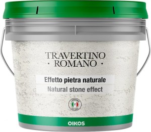 Фактурная штукатурка Oikos Travertino Romano Naturale