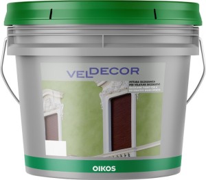 Матовая краска с акварельным эффектом Oikos Veldecor