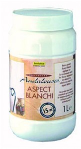 Белый воск для минеральных декоративных покрытий  Senideco Cire coloree effect blanchi