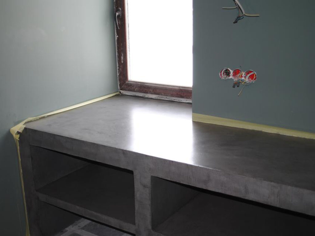 Микроцемент экстра-мелкого помола Senideco Hybrid² Beton. Отделка столешницы микроцементом Микроцемент экстра-мелкого помола Senideco Hybrid² Beton. Отделка столешницы микроцементом