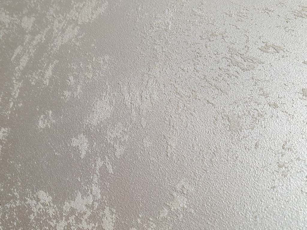 Перламутровая краска с песком Senideco Jet-Set. Эффект песчаного вихря. База Carat. Вид вблизи и под углом