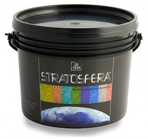 Перламутровая краска с песком TILAS Stratosfera