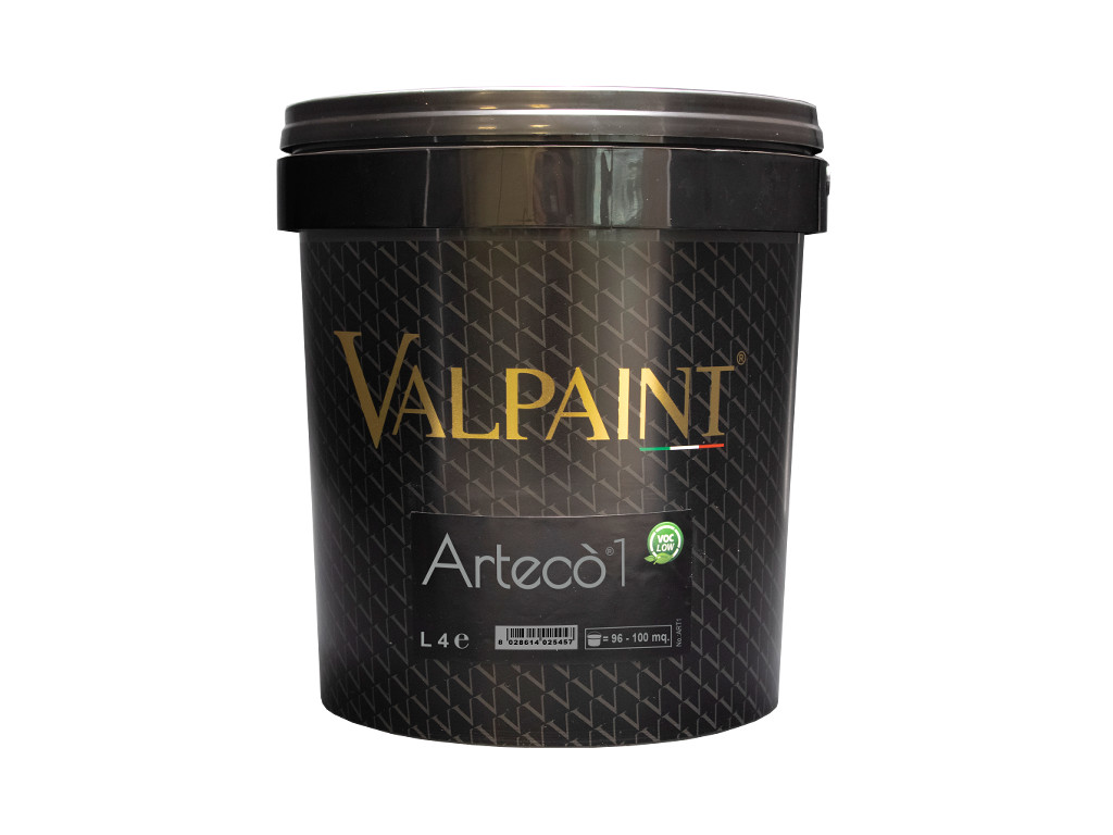 Матовая известковая краска Valpaint Arteco 1. Ведро 4 литра