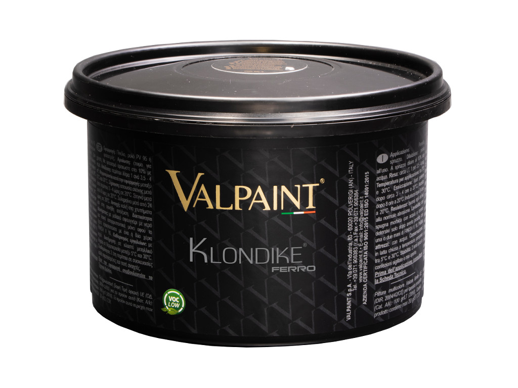 Краска с эффектом окисленного металла Valpaint Klondike Ferro. Банка 1 литр