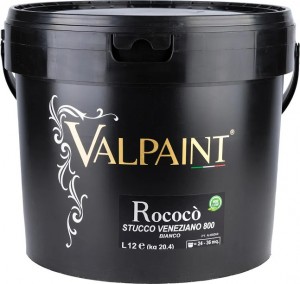 Полуглянцевая венецианская штукатурка Valpaint Rococo Stucco Veneziano 800