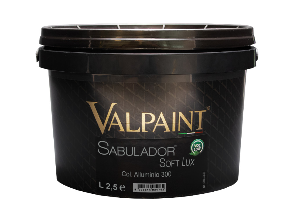 Перламутровая краска с песком Valpaint Sabulador Soft. Ведро 2,5 литра