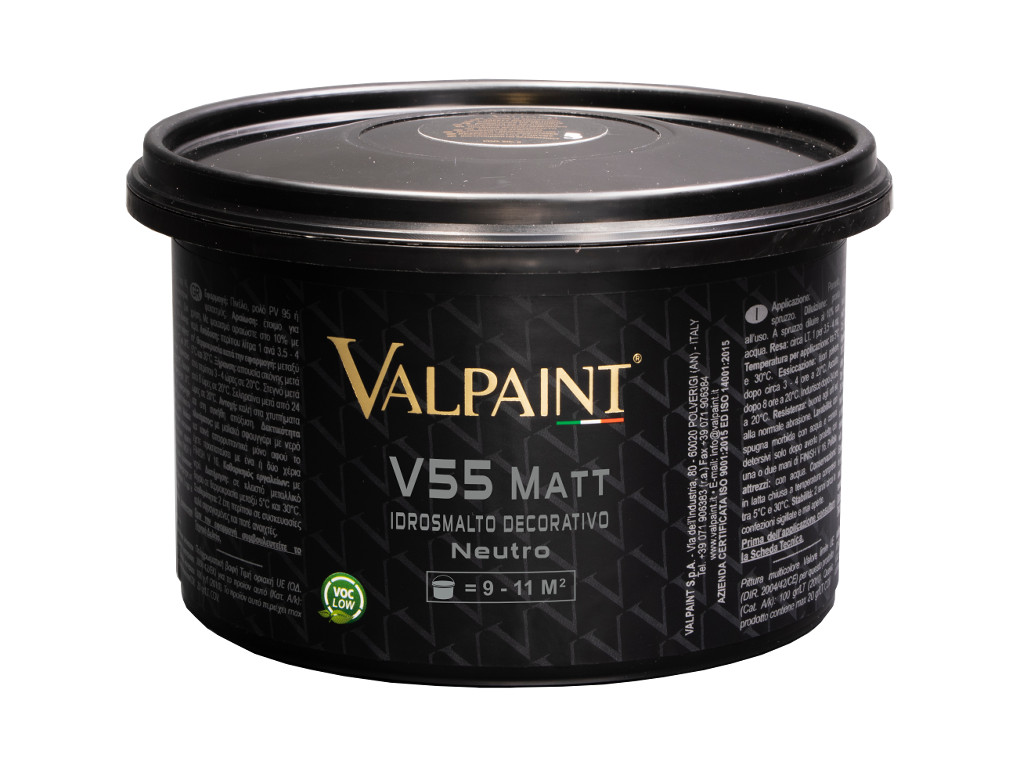 Матовая эмаль Valpaint V55 Matt. Банка 1 литр