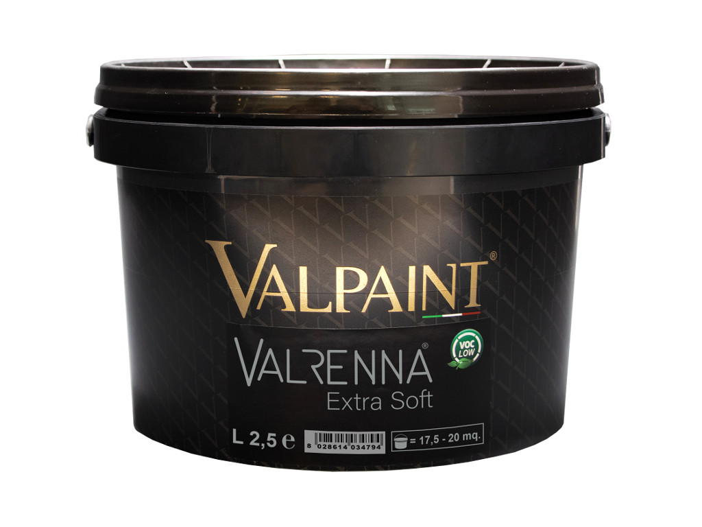 Матовая краска с эффектом замши Valpaint Valrenna Extra Soft. Ведро 2,5 литра